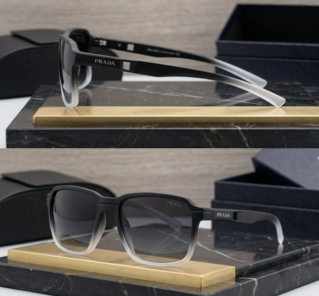 Prada Premium Square Gradient Sunglasses – Luxury UV400 Eyewear