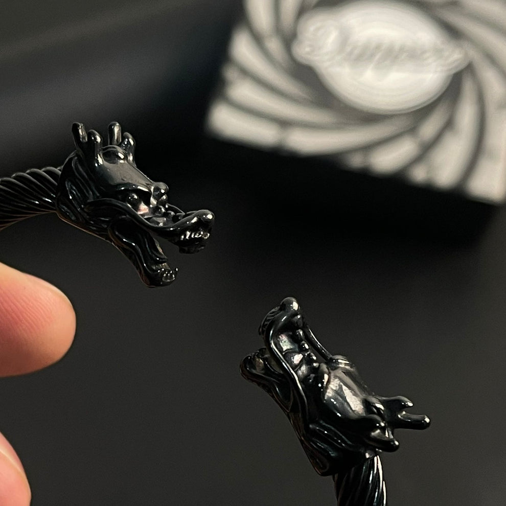 Alpha Dragon, 🐲 Steel Bracelet for Men