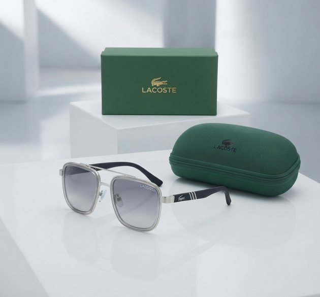 Lacoste Premium Men's Sunglasses – Grey Gradient Lens